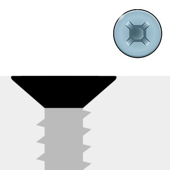 Image Vis mécaniques à tête plate - prise Quadrex®
